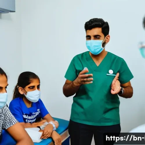 레바논에서의 자원봉사 기회 - A diverse group of Bengali-speaking volunteers in Lebanon participating in a community health worksh...